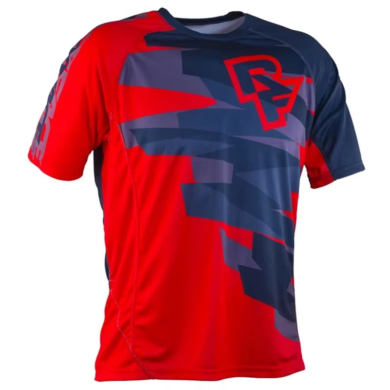 Summer MTB Road Motocross Shirt Men Breathable Mountain Bike Mtb Long Sleeve Racing Professional Quick-Drying Cycling Jersey