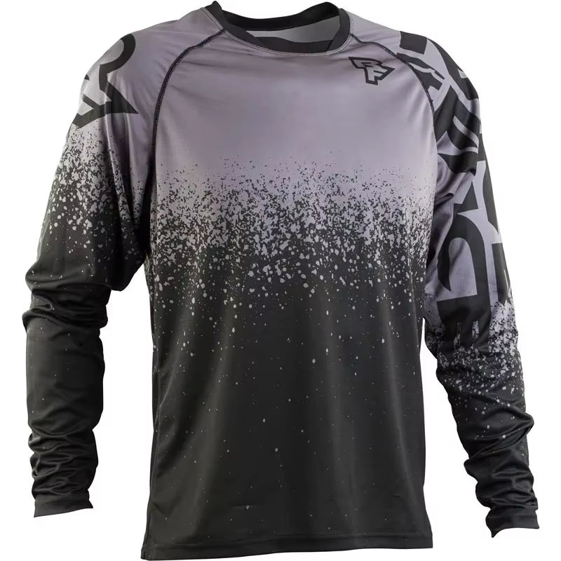 Summer MTB Road Motocross Shirt Men Breathable Mountain Bike Mtb Long Sleeve Racing Professional Quick-Drying Cycling Jersey